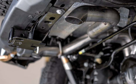 MagnaFlow Cat Back 2018 Jeep Wrangler 2.0L Rock Crawler Series Single Exit Stainless Exhaust
