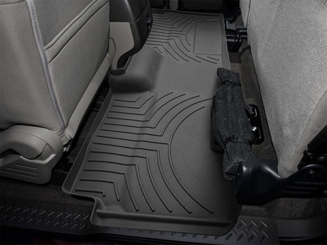 WeatherTech 10-14 Ford F-150/SVT Raptor Rear Floorliner HP - Black