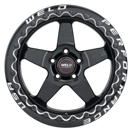 Weld S905 17x10 Ventura Beadlock 5x114.3 ET49 BS7.42 Gloss Black 78,1