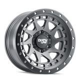 Dirty Life 9311 Enigma Pro 17x9/6x135 BP/-12mm Offset/87.1mm Hub Satin Graphite Wheel - Beadlock