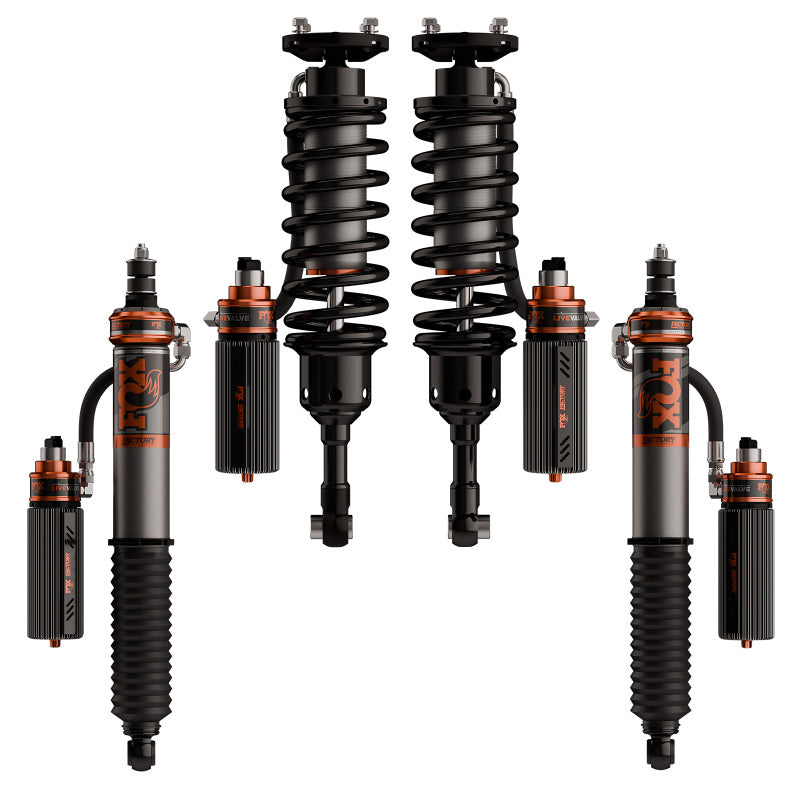 Fox 24-26 Lexus GX550 3.2 Factory Race Live Valve Front & Rear Coilovers (2-3in F / 0-2in R)