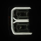 AlphaRex 2023 Ford F250-F450SD  Luxx Series LED Proj Hdlights/ Chrome Activation Lt/ Seq Signal/DRL