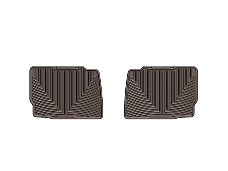 WeatherTech 2013+ Ford Fusion Rear Rubber Mats - Cocoa