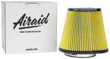 Airaid Universal Air Filter - Cone 6in FLG x 10-3/4x7-3/4in B x 7x4in T x 9in H - Synthaflow