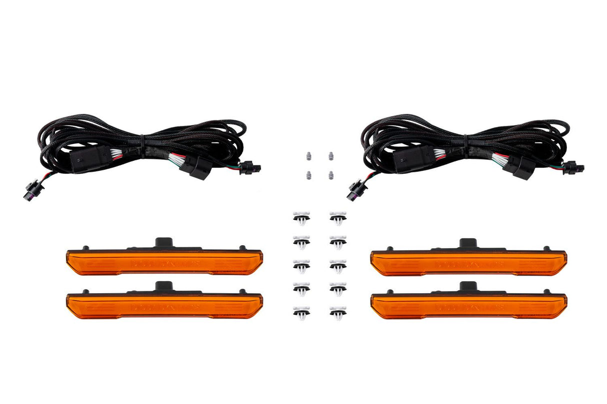 Diode Dynamics 2024 GMC Sierra/Canyon LED Sequential Sidemarkers - Amber