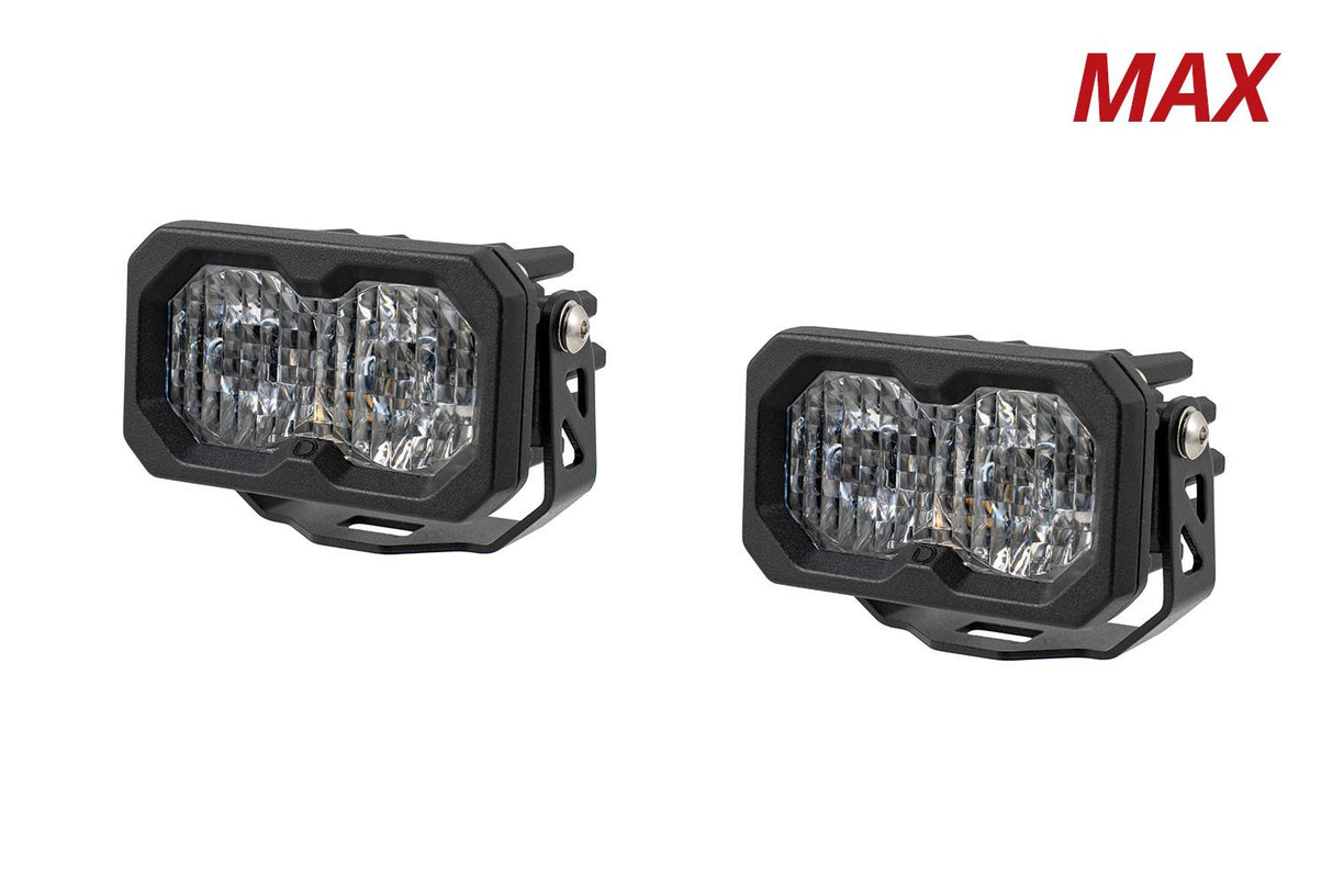Diode Dynamics C2 2.0 Max White SAE Fog/Wide Standard ABL (Pair)