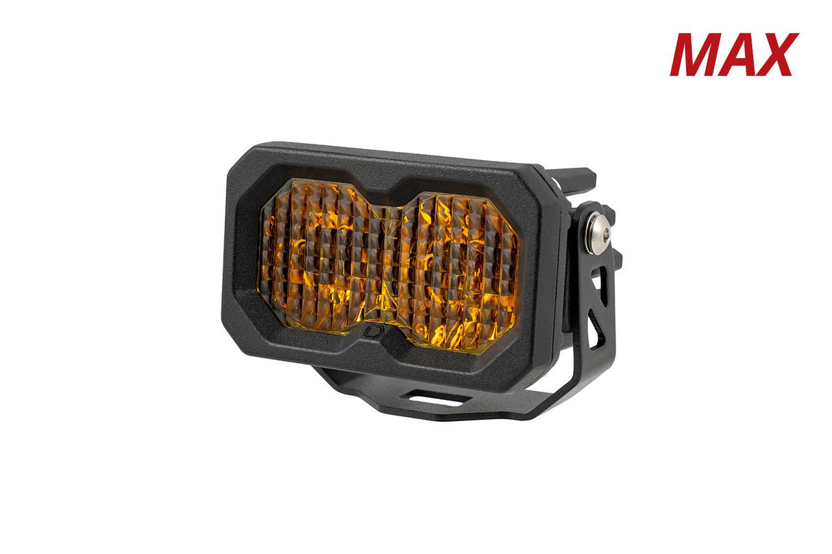 Diode Dynamics C2 2.0 Max Yellow SAE Fog/Wide Standard ABL (Single)