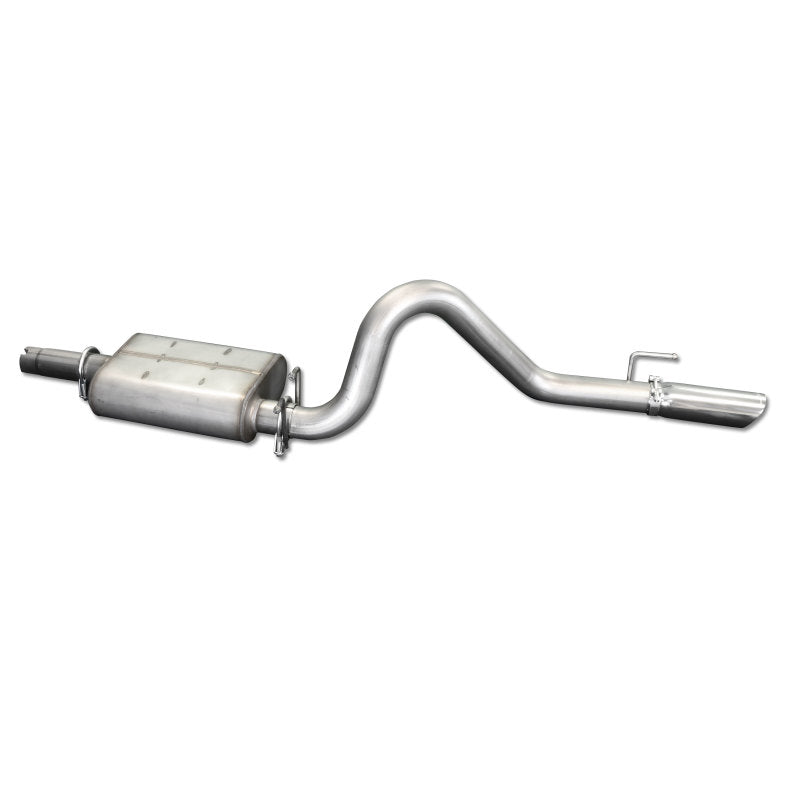 JBA 87-96 Jeep Wrangler YJ 2.5L/4.0L/4.2L 304SS Single Rear Exit Cat-Back Exhaust