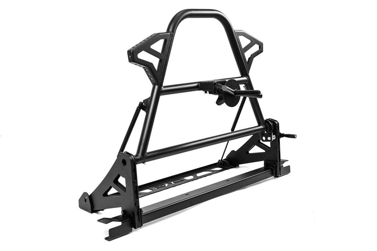 DV8 Offroad 2020+ Jeep Gladiator JT Adjustable In-Bed Tire Carrier