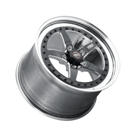 Weld Weldstar 17x5 / 5x4.5 BP / 2.2in. BS Black Wheel - High Pad