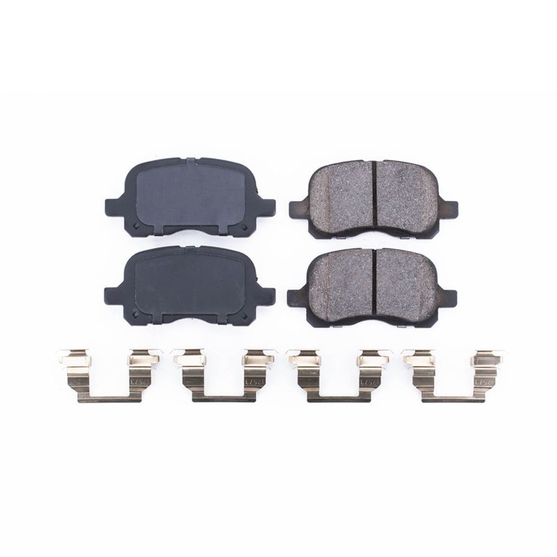 Power Stop 98-02 Chevrolet Prizm Front Z17 Evolution Ceramic Brake Pads w/Hardware