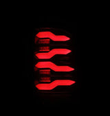 AlphaRex 09-18 Dodge RAM LUXX-Series LED Taillights Black Red w/Actv Light & SS