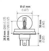 Hella Bulb 7951 12V 45/40W P45T S13 R2