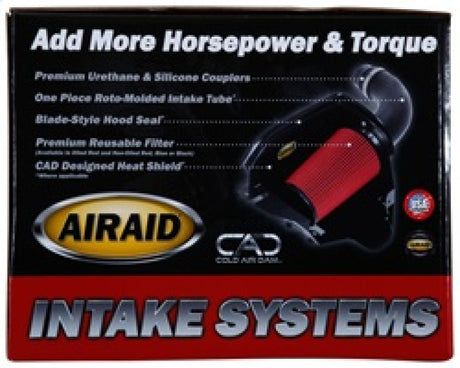 Airaid 16-18 Chevrolet Camaro 3.6L V6 F/I Airaid Jr Intake Kit - Dry / Red Media