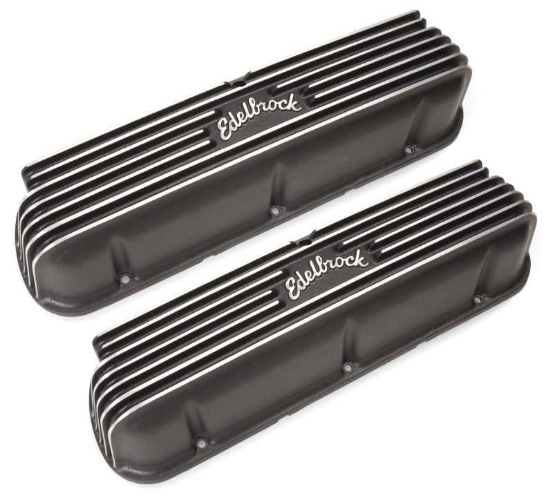 Edelbrock Valve Cover Classic Series Ford 1962-95 221 351W V8 Black