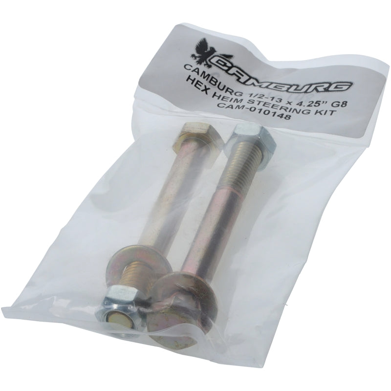 Camburg 1/2-13 x 4.25in. G8 Hex Heim Steering Bolt Kit