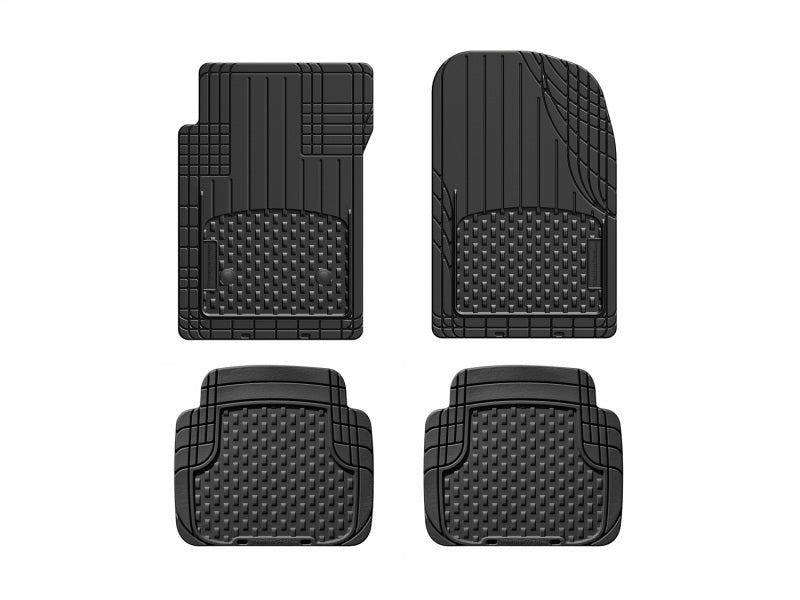 WeatherTech Universal Front and Rear Trim-to-Fit Mat (4pc Set) - Black