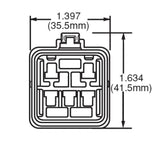 Hella Relay Connector ISO Mini Weatherproof w/ 12in Leads