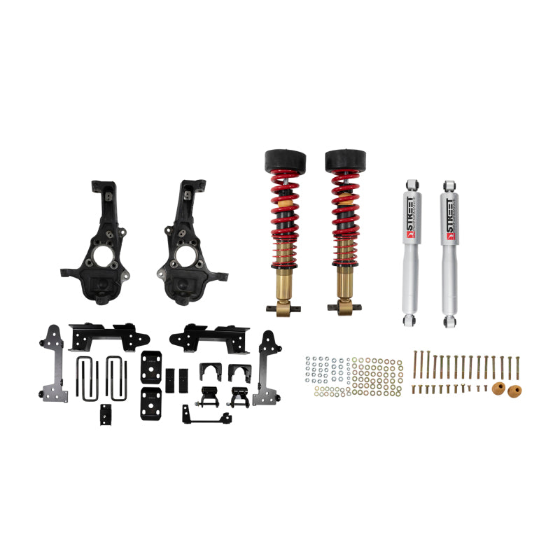 Belltech 2019+ GM Silverado/Sierra 1500 Short Bed 2WD Height Adjustable Front Coilover Kit
