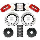Wilwood kit front AERO6 C7 vette 2014-UP 14.00 rotor SRP red