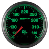 Autometer Elite 52mm 100-340 Deg F Oil Temp Peak & Warn w/ Electronic Control Gauge