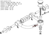 Camburg Toyota Tacoma Pre/4WD 05-23 / 4-Runner 03-23 / FJ 07-14 1.25in Uniball Upper Arms w/ covers