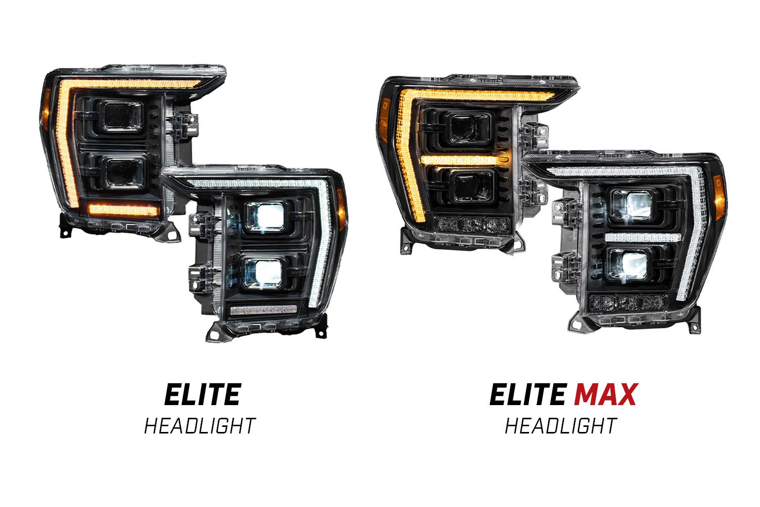 Diode Dynamics 21-23 Ford F-150 Platinum Elite Full LED Headlights