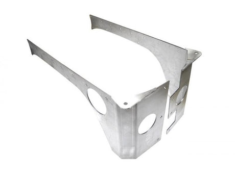 EVO MFG 2007-2018 Jeep Wrangler JK REAR ROCKSKIN CORNERS 4DR (ALUMINUM)