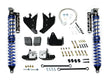 EVO MFG 2007-2018 Jeep Wrangler JK KING Coilover Conversion Kit Rear Bolt On (BLACK) &