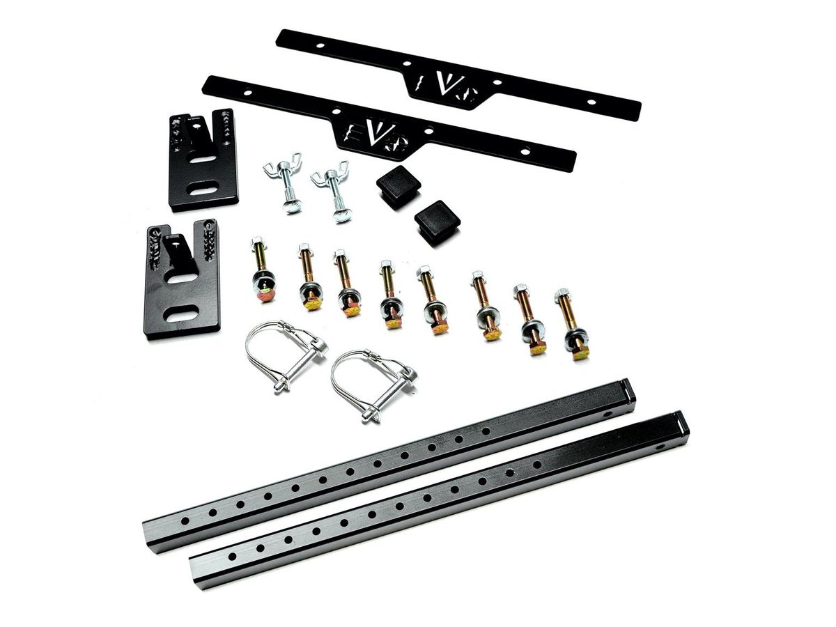 EVO MFG 2007-2018 Jeep Wrangler JK QUICK RELEASE MUDFLAP BRACKET KIT