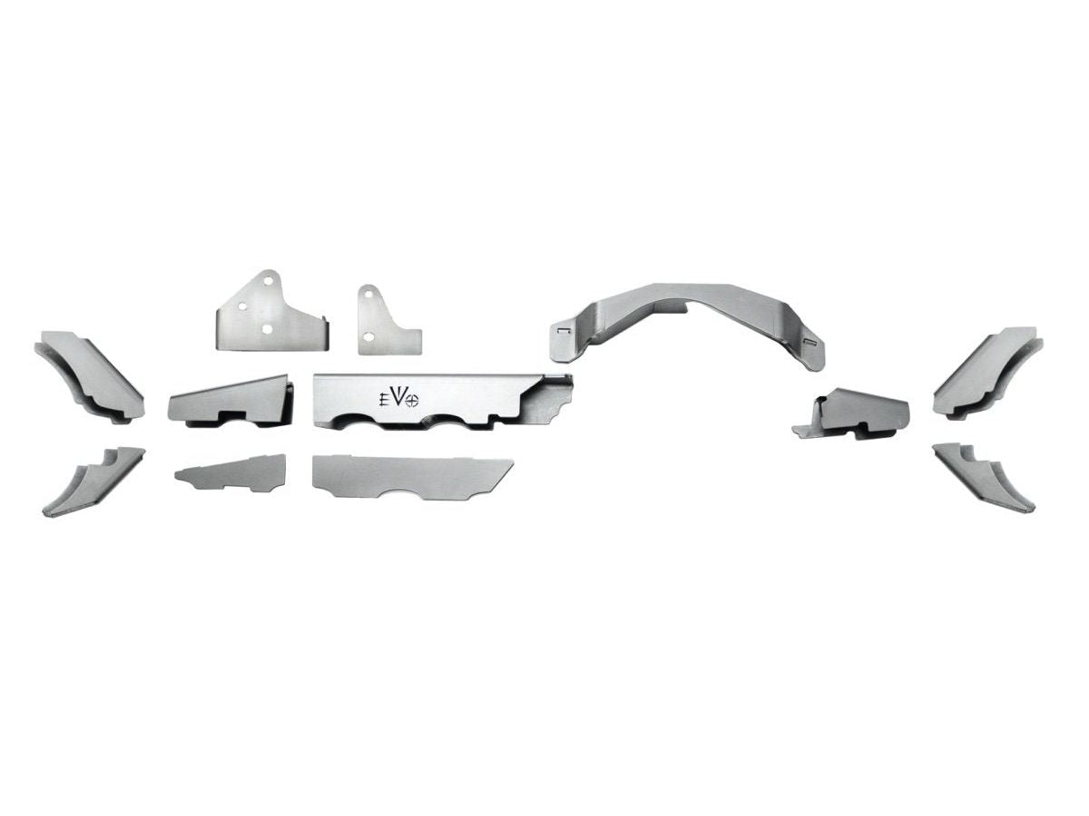 EVO MFG 2007-2018 Jeep Wrangler JK PROTEK D30 FRONT AXLE TRUSS AND C2 GUSSETS