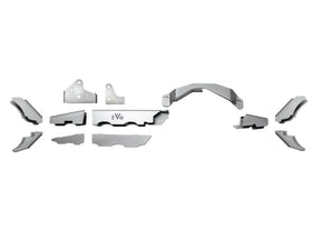 EVO MFG 2007-2018 Jeep Wrangler JK PROTEK D30 FRONT AXLE TRUSS AND C2 GUSSETS