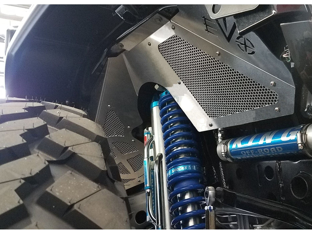 EVO MFG Front Vented Inner Fenders For JK/JKU Coil Spring Suspensions