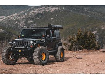 EVO MFG 2007-2018 Jeep Wrangler JK EVO 3-5 INCH LIFT KING COILOVER CONVERSION ENFORCER PRO ( BLACK ) &