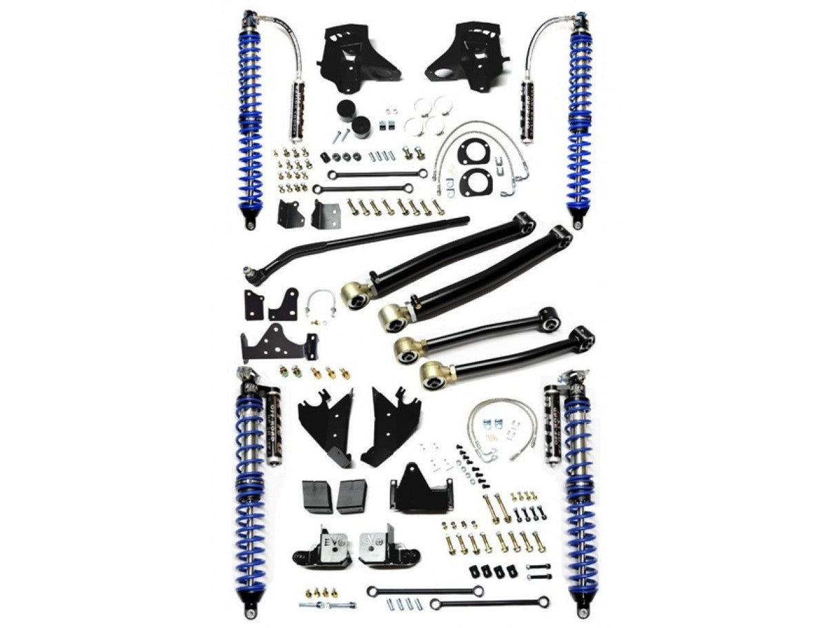 EVO MFG 2007-2018 Jeep Wrangler JK EVO 3-5 INCH LIFT KING COILOVER CONVERSION ENFORCER PRO ( BLACK ) &