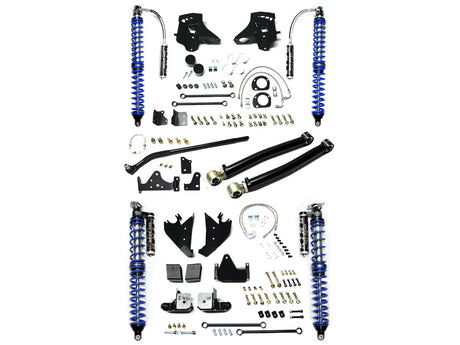 EVO MFG 2007-2018 Jeep Wrangler JK EVO 3-5 INCH LIFT KING COILOVER CONVERSION ENFORCER PRO ( BLACK ) &