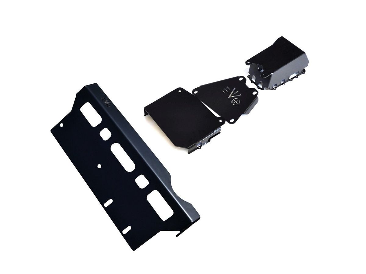 EVO MFG 2007-2018 Jeep Wrangler JK EVO LONG ARM COMPATIBLE PROTEK SKID SYSTEM (AUTO TRANS)