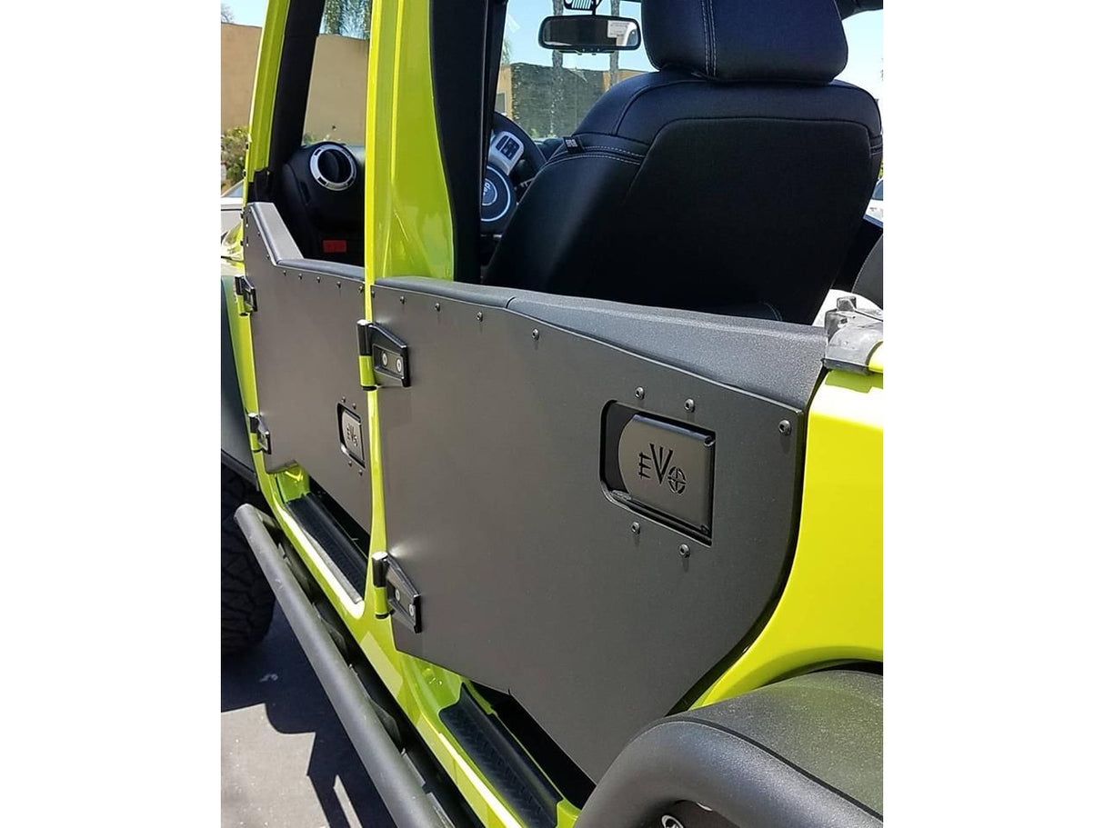 EVO MFG 2007-2018 Jeep Wrangler JK FRONT AND REAR HALF DOOR PACKAGE