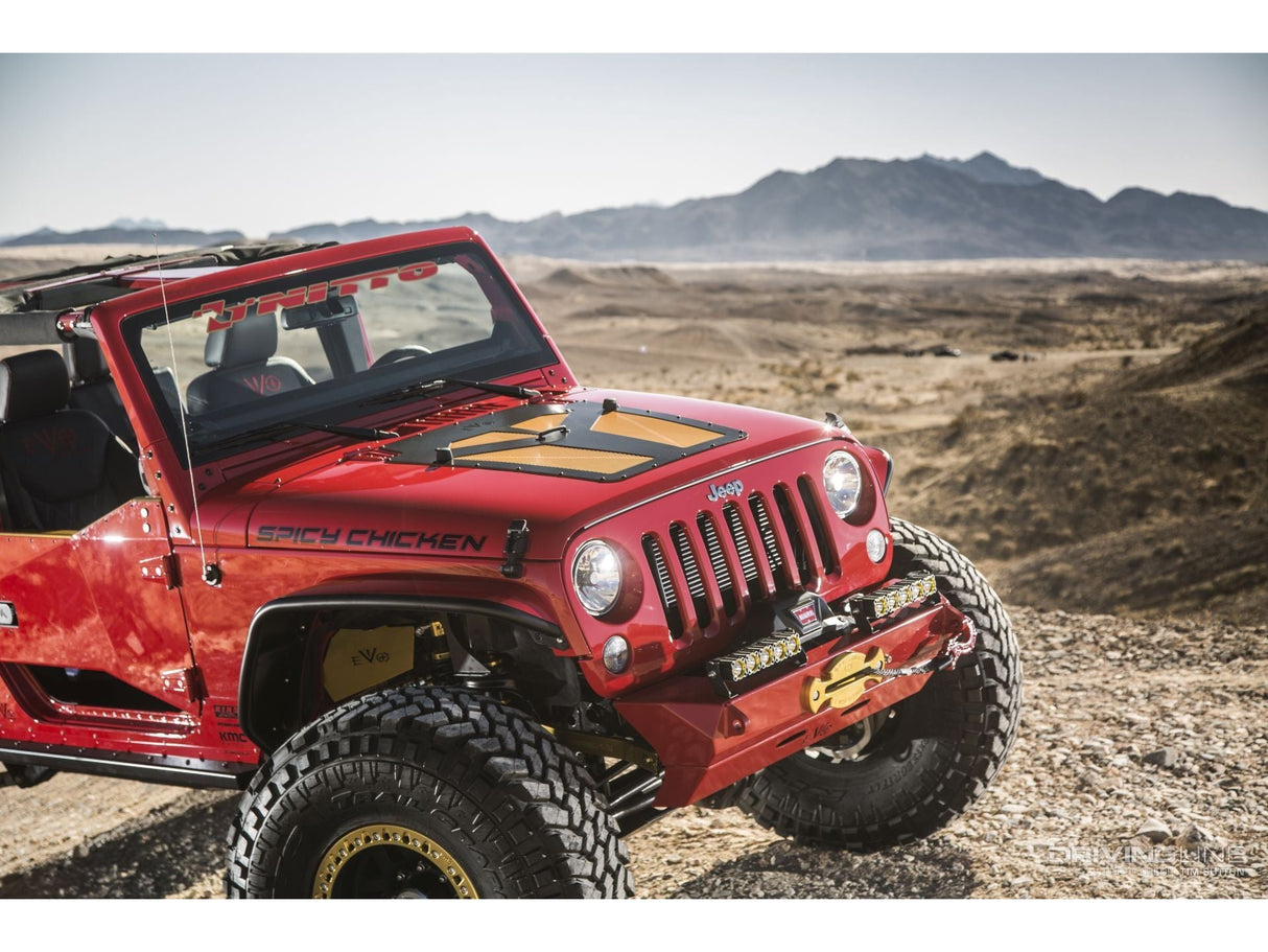 EVO MFG 2007-2018 Jeep Wrangler JK FRONT AND REAR HALF DOOR PACKAGE