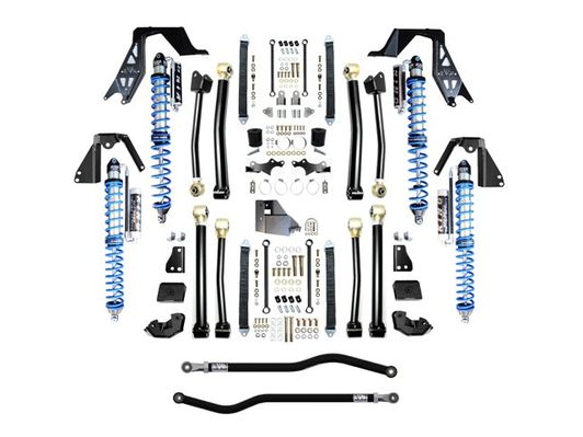 EVO MFG 2018-2024 Jeep Wrangler JL 4XE 3-5 INCH LIFT KING 2.5 INCH COILOVER PRO SUSPENSION SYSTEMS