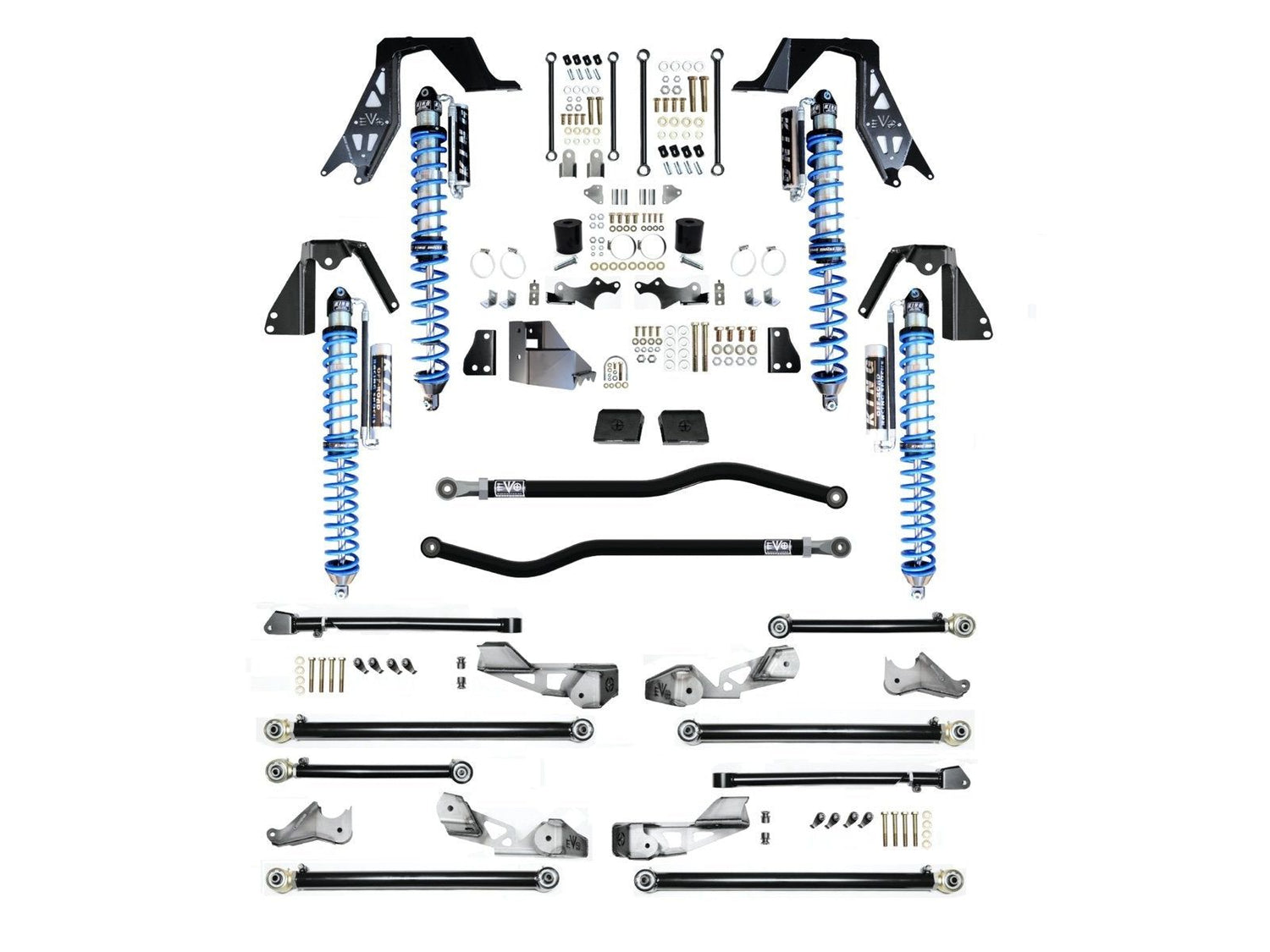 EVO MFG 392 3-5 inch LIFT KING 2.5 inch COILOVER PRO SUSPENSION SYSTEMS