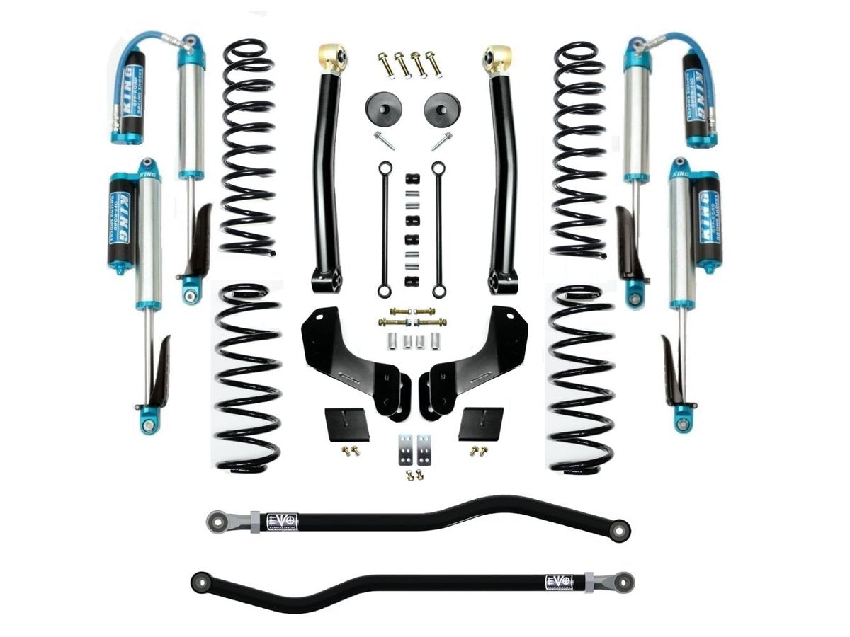 EVO MFG 2018-2024 Jeep Wrangler JL 2.5 INCH 4XE LIFT KIT ENFORCER SUSPENSION SYSTEMS