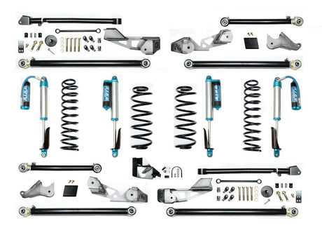EVO MFG 2018-2024 Jeep Wrangler JL 2.5 Inch GAS HIGH CLEARANCE LONG ARM SUSPENSION SYSTEM with Plush Ride Springs ( ONLY )