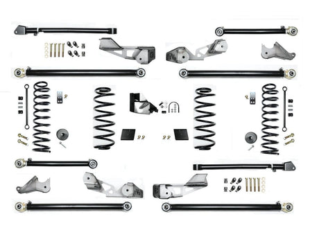 EVO MFG 2018-2024 Jeep Wrangler JL 3.5 INCH LIFT GAS HIGH CLEARANCE LONG ARM SUSPENSION SYSTEM ( ONLY)