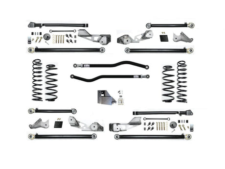 EVO MFG 2018-2024 Jeep Wrangler JL 3.5 INCH LIFT GAS HIGH CLEARANCE LONG ARM SUSPENSION SYSTEM ( ONLY)