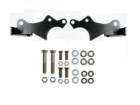 EVO MFG 2018-2024 Jeep Wrangler JL & Gladiator JT PROTEK FRONT SHOCK RELOCATION BRACKETS, BLACK