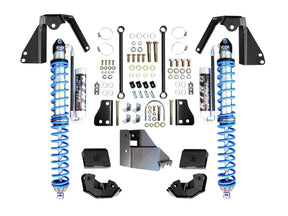 EVO MFG 2018-2024 Jeep Wrangler JL 14" INCH TRAVEL EVO SPEC KING NV2514 REAR BOLT-ON 2.5" COILOVER KIT BLACK