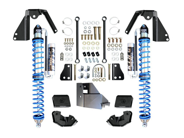 EVO MFG 2018-2024 Jeep Wrangler JL 14" INCH TRAVEL EVO SPEC KING NV2514 REAR BOLT-ON 2.5" COILOVER KIT BLACK