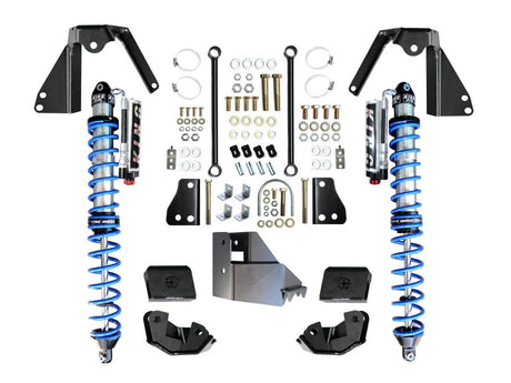 EVO MFG 2018-2024 Jeep Wrangler JL 14" INCH TRAVEL EVO SPEC KING NV2514 REAR BOLT-ON 2.5" COILOVER KIT BLACK