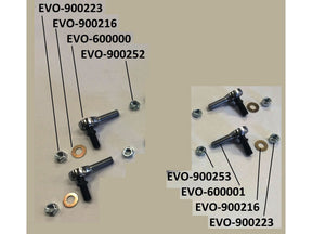 EVO MFG EVO HD Swaybar Endlink Maintanence Kit, 4 Studded